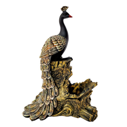 Elegent Designer Peacock bottle Stand – Dust Marble