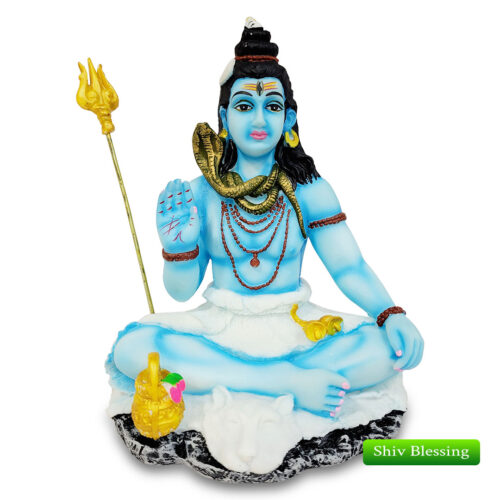 Kailashadhipati Mahadev Idol – Dust Marble