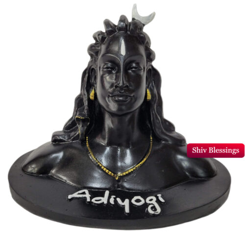 Adiyogi Shiva idol – Dust Marble