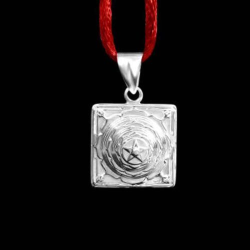 Mahamrityunjaya 3D Yantra Locket in Silver