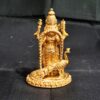 "Bronze Lord Murugan (Karthikeya) Idol with Valli & Deivanai – A handcrafted masterpiece symbolizing wisdom, courage, and divine blessings."