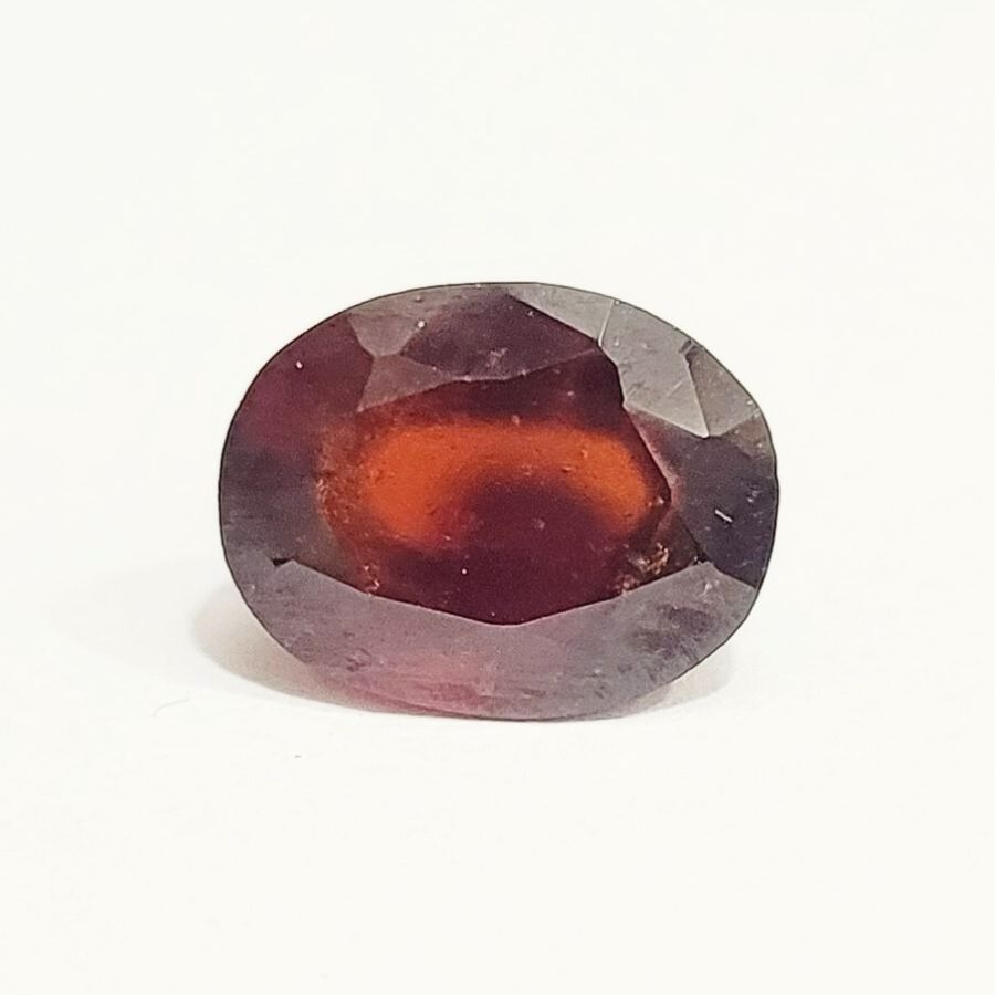 Natural Indian Gomedh - 6 carats | Certified Hessonite Gemstone for Rahu | Shiv Blessings | Premium Quality