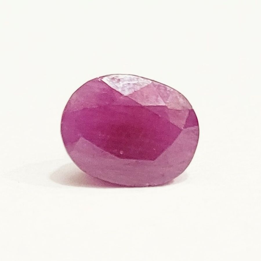 Natural Indian Ruby - 3.35 carats | Certified Gemstone for Sun (Surya) | Shiv Blessings