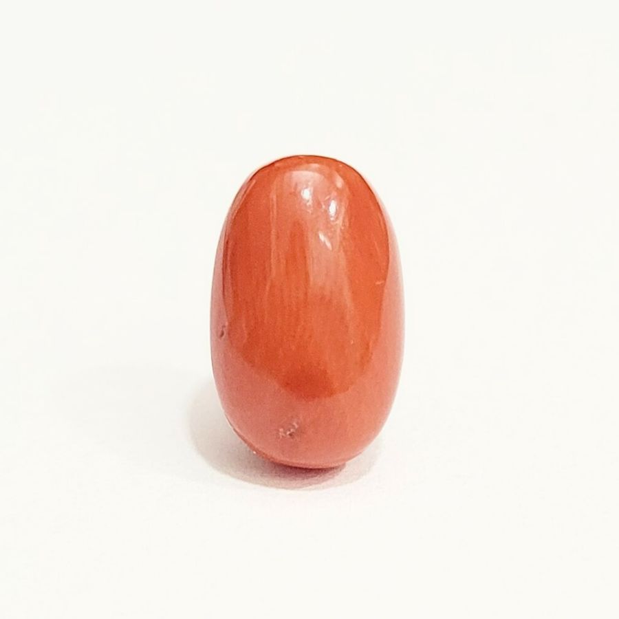 Natural Italian Red Coral - 5.15 carats | Certified Gemstone for Mars (Mangal) | Shiv Blessings | Premium Quality