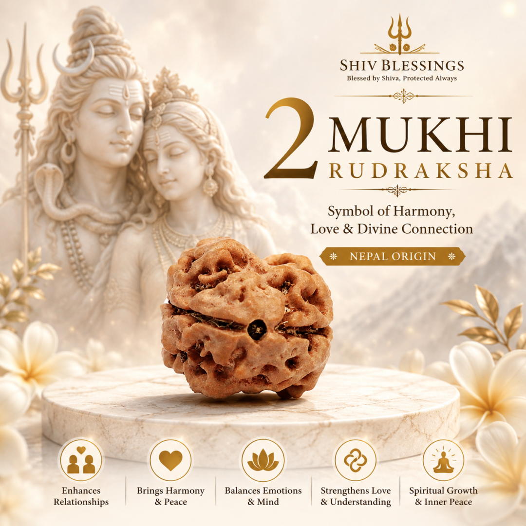2 mukhi Rudraksha