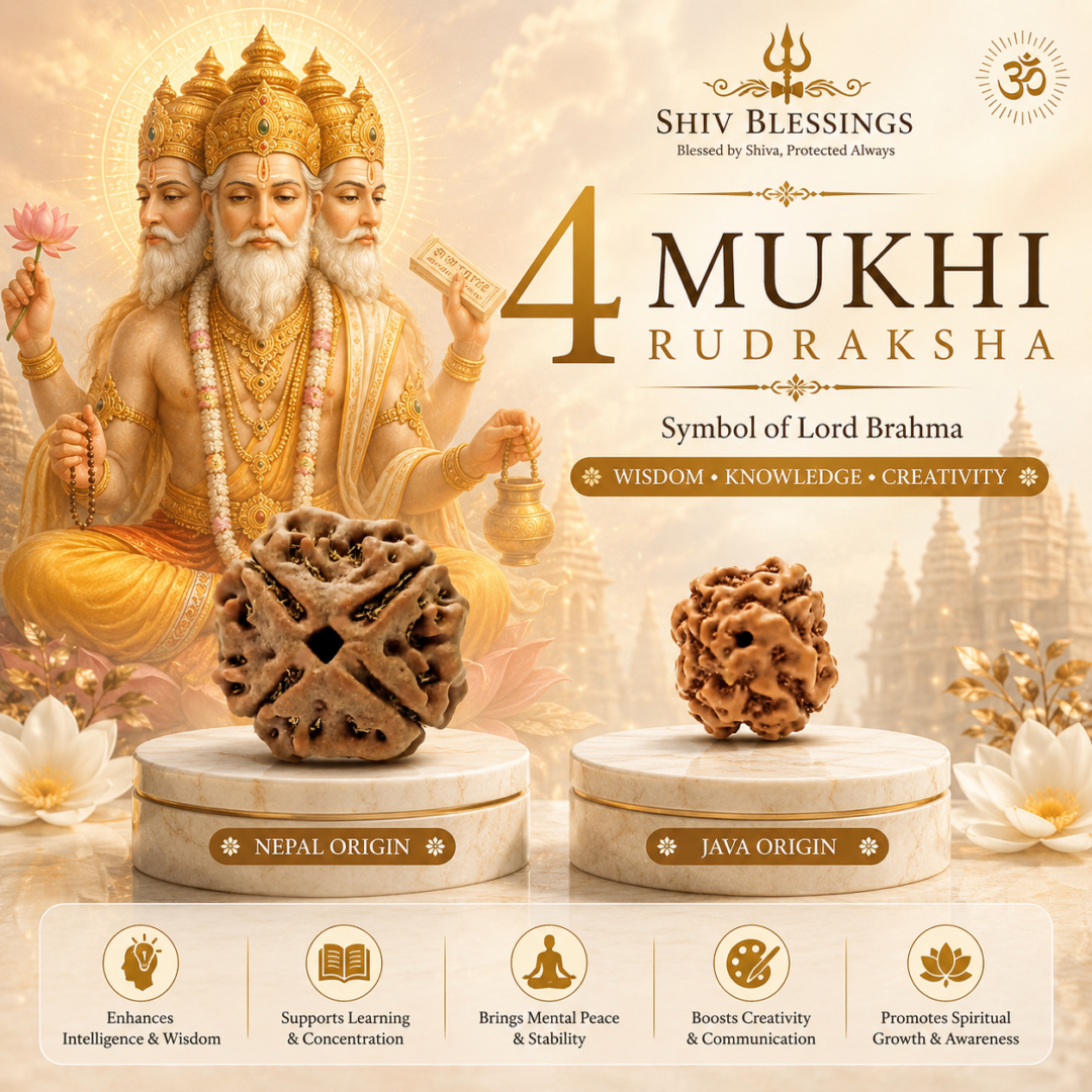 4 mukhi Rudraksha