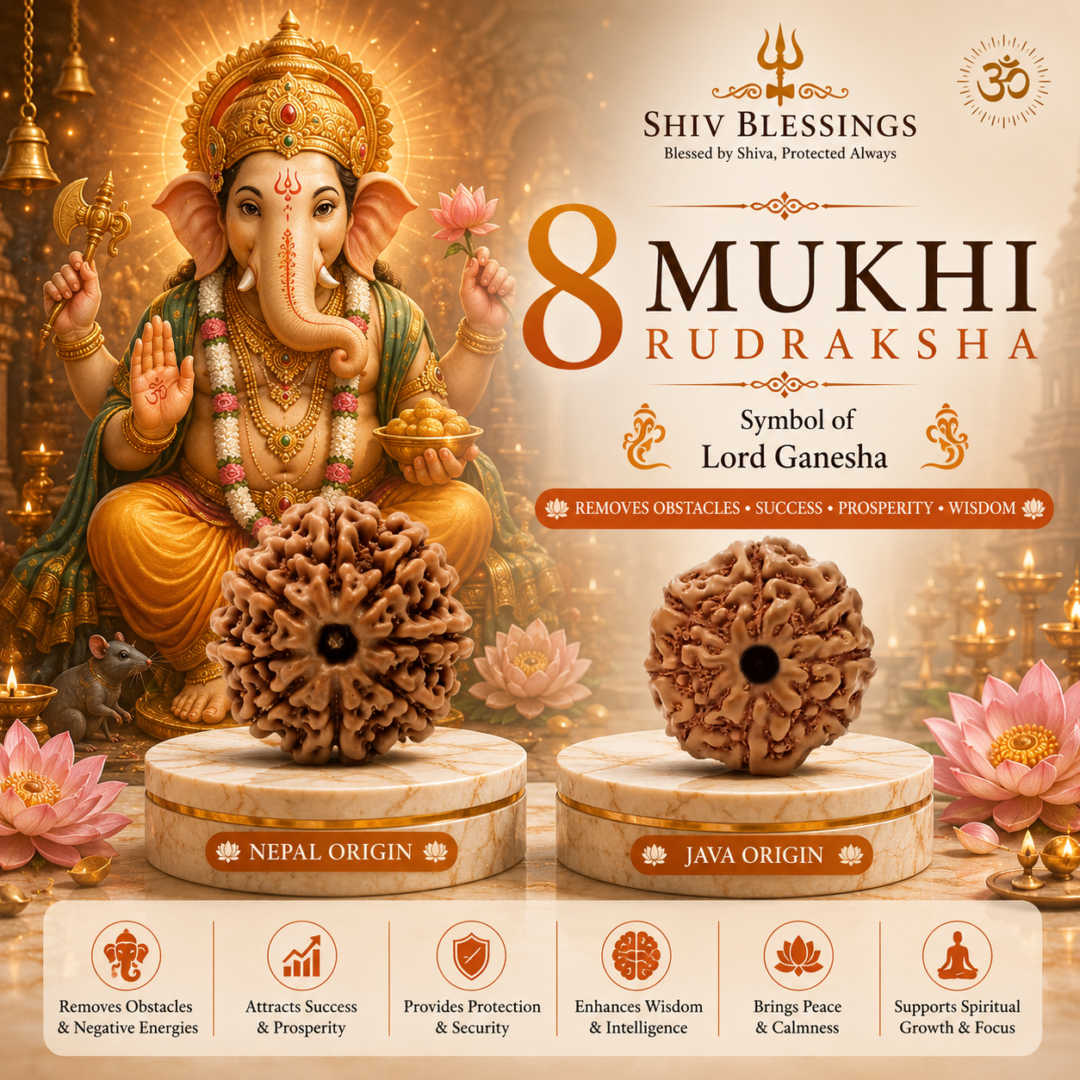 8 mukhi Rudraksha