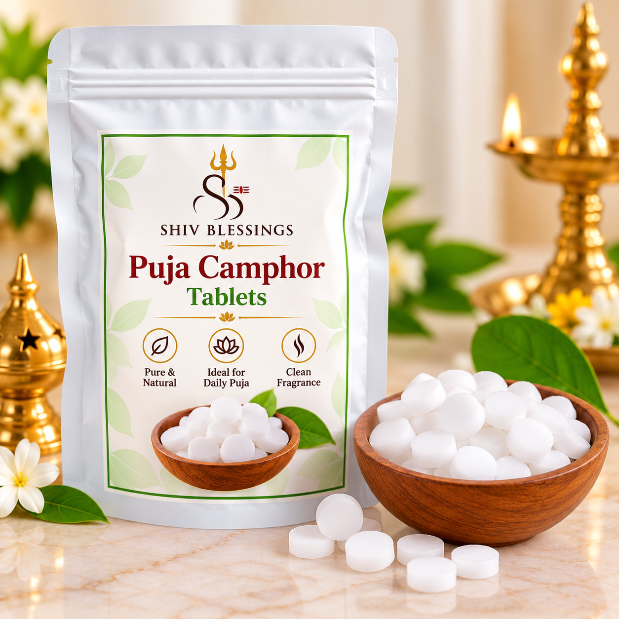 Puja Camphor Tablets